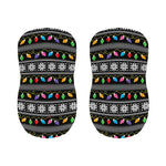 Christmas Tree Lights Print Bar Stool Covers