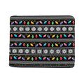Christmas Tree Lights Print Bifold Wallet