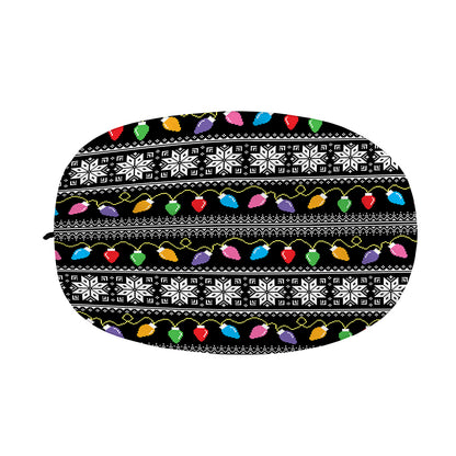 Christmas Tree Lights Print Car Side Mirror Covers