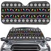 Christmas Tree Lights Print Car Windshield Sun Shade