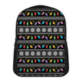 Christmas Tree Lights Print Casual Backpack