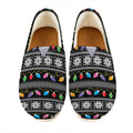 Christmas Tree Lights Print Casual Shoes