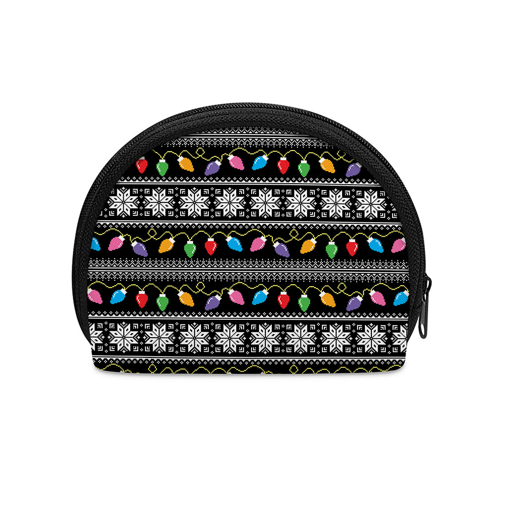 Christmas Tree Lights Print Coin Purse