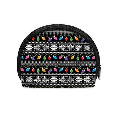Christmas Tree Lights Print Coin Purse