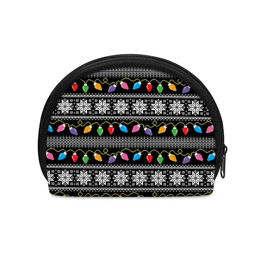 Christmas Tree Lights Print Coin Purse