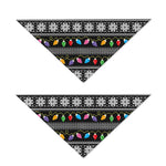 Christmas Tree Lights Print Dog Bandana