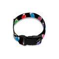 Christmas Tree Lights Print Dog Collar