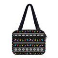 Christmas Tree Lights Print Double Strap Bible Bag