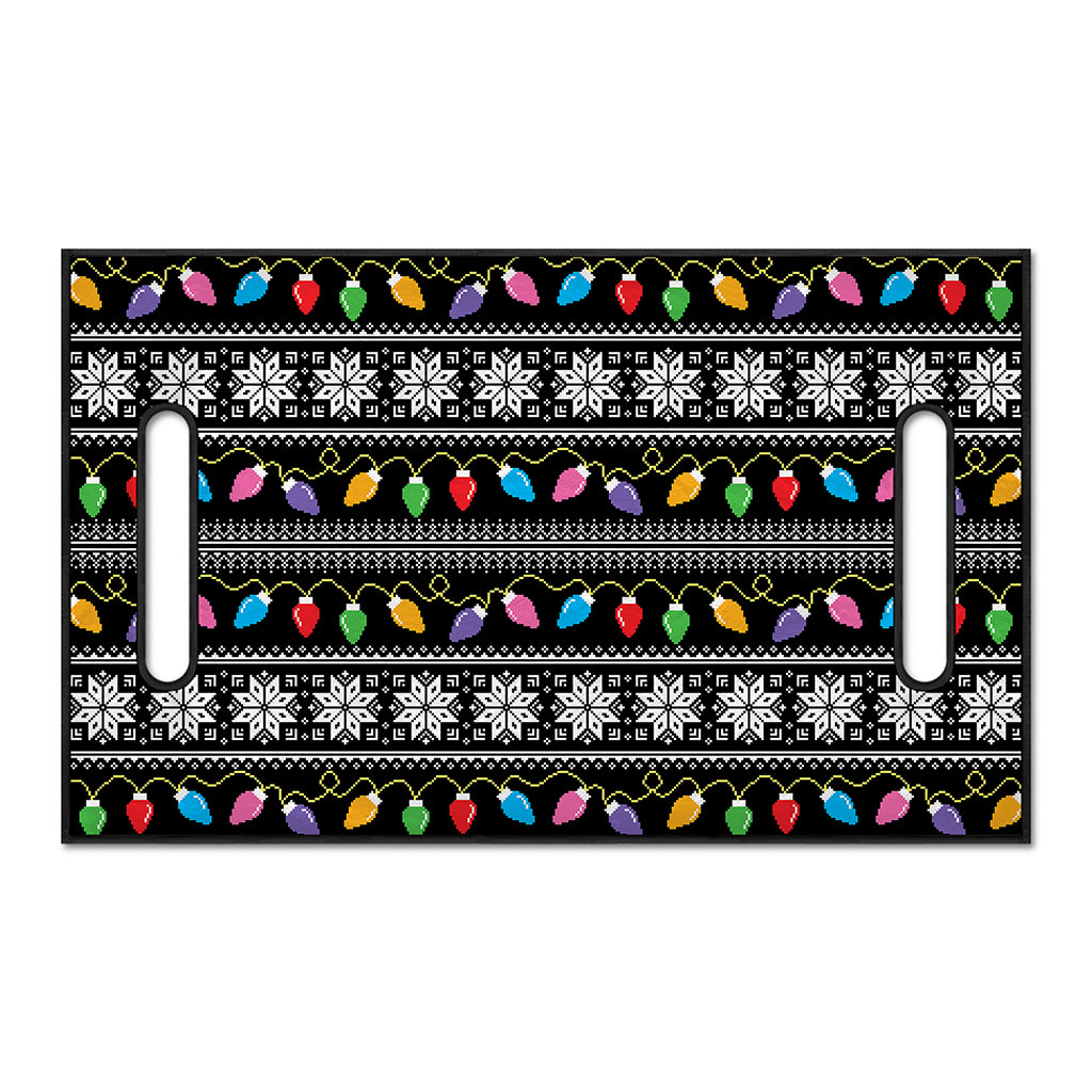 Christmas Tree Lights Print Golf Cart Seat Cover