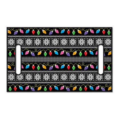 Christmas Tree Lights Print Golf Cart Seat Cover