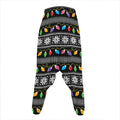 Christmas Tree Lights Print Hammer Pants