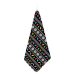 Christmas Tree Lights Print Hand Towel