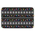Christmas Tree Lights Print Indoor Door Mat