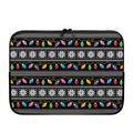 Christmas Tree Lights Print Laptop Sleeve