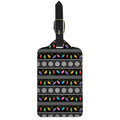 Christmas Tree Lights Print Luggage Tag