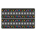 Christmas Tree Lights Print Polyester Doormat