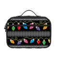 Christmas Tree Lights Print Portable Lunch Bag