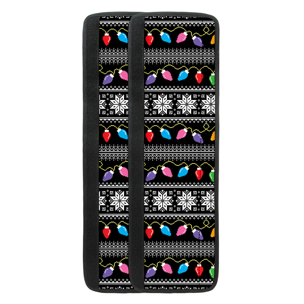 Christmas Tree Lights Print Refrigerator Handle Covers