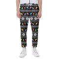 Christmas Tree Lights Print Joggers