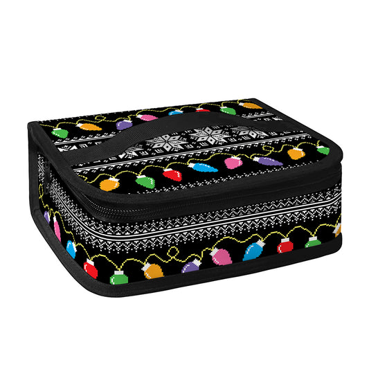 Christmas Tree Lights Print Small Lunch Bag