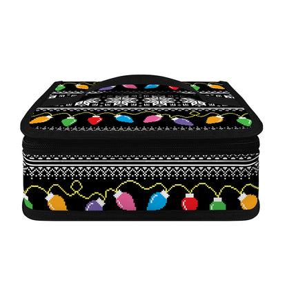 Christmas Tree Lights Print Small Lunch Bag