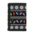 Christmas Tree Lights Print Trifold Wallet
