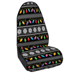 Christmas Tree Lights Print Waterproof Car Seat Cover