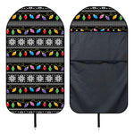 Christmas Tree Lights Print Waterproof Car Seat Cover