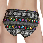 Christmas Tree Lights Print Women's Panties