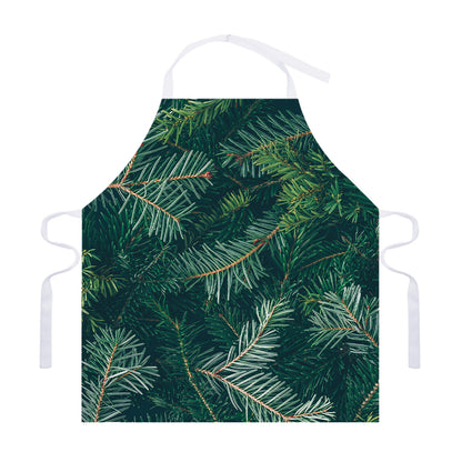 Christmas Tree Print Adjustable Apron