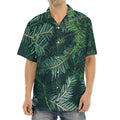 Christmas Tree Print Aloha Shirt