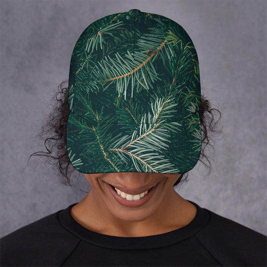 Christmas Tree Print Baseball Cap