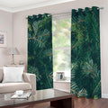Christmas Tree Print Dimout Grommet Curtains