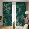 Christmas Tree Print Dimout Pencil Pleat Curtains