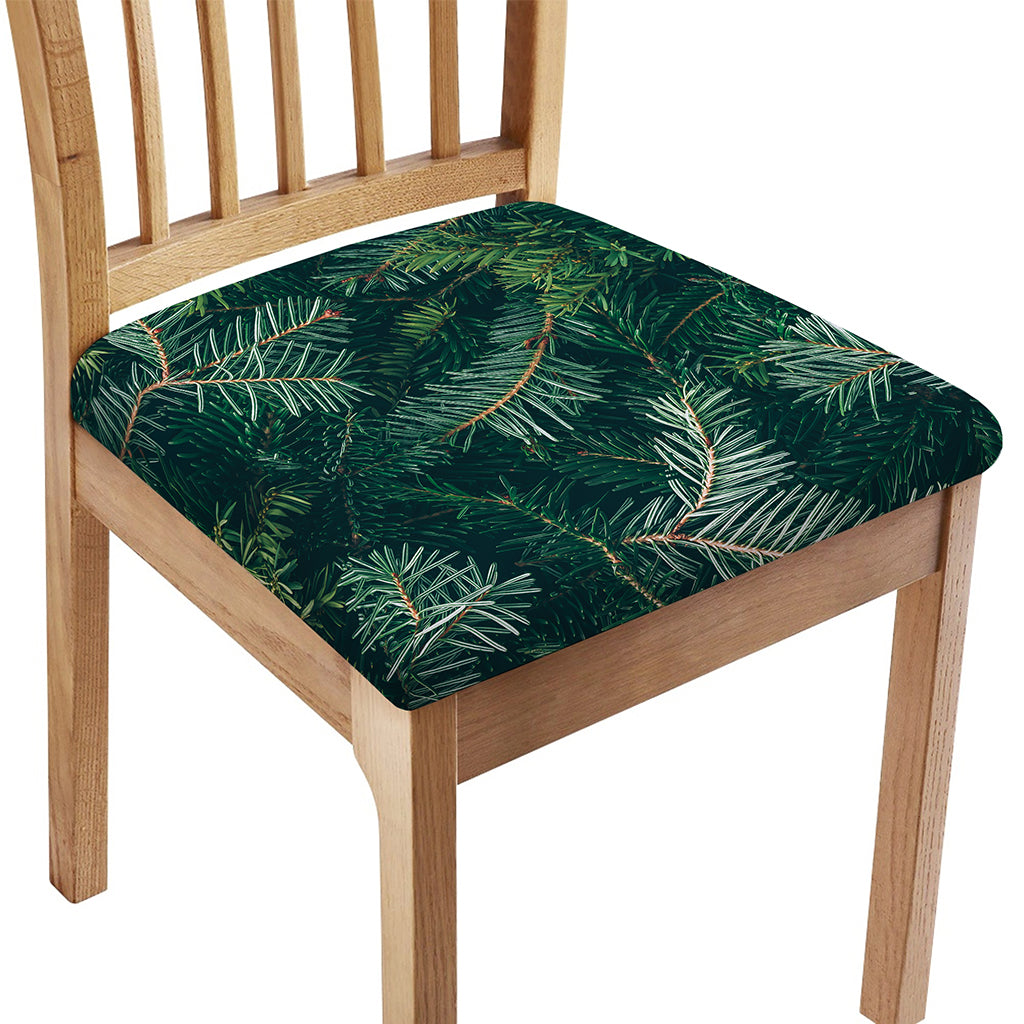Christmas Tree Print Chair Cushion Cover