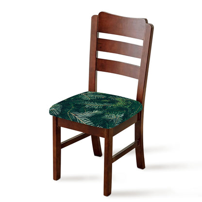 Christmas Tree Print Chair Cushion Cover
