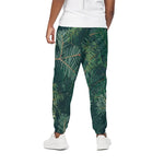 Christmas Tree Print Cotton Pants