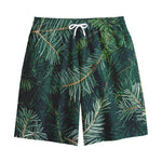 Christmas Tree Print Cotton Shorts