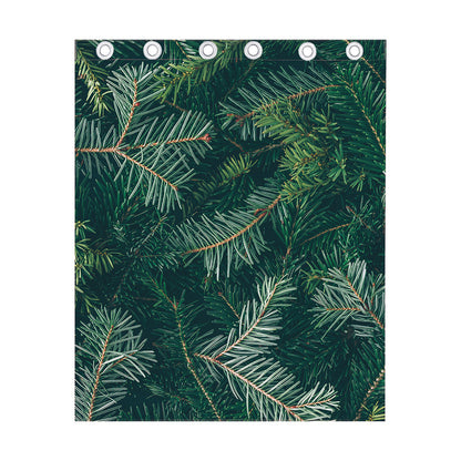 Christmas Tree Print Curtain