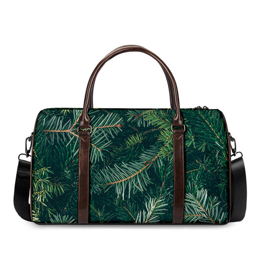 Christmas Tree Print Duffle Bag