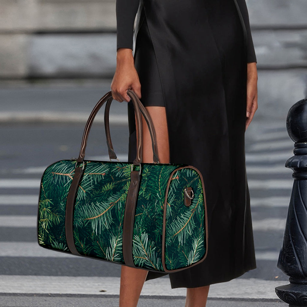 Christmas Tree Print Duffle Bag