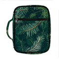 Christmas Tree Print Front Pocket Bible Bag
