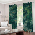 Christmas Tree Print Grommet Curtains
