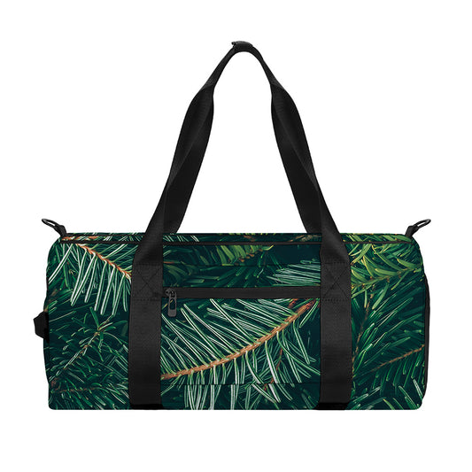 Christmas Tree Print Gym Bag