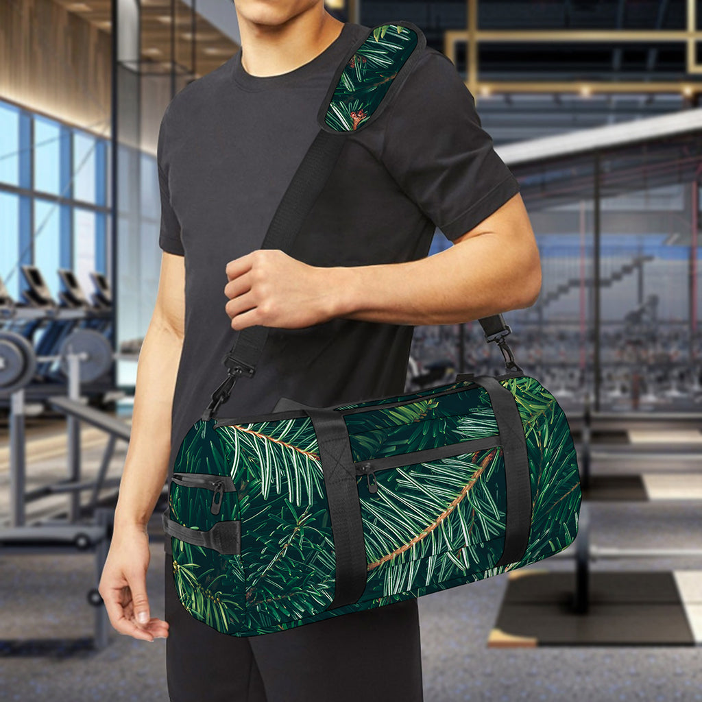 Christmas Tree Print Gym Bag