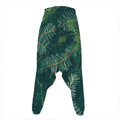 Christmas Tree Print Hammer Pants