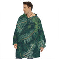 Christmas Tree Print Hoodie Blanket
