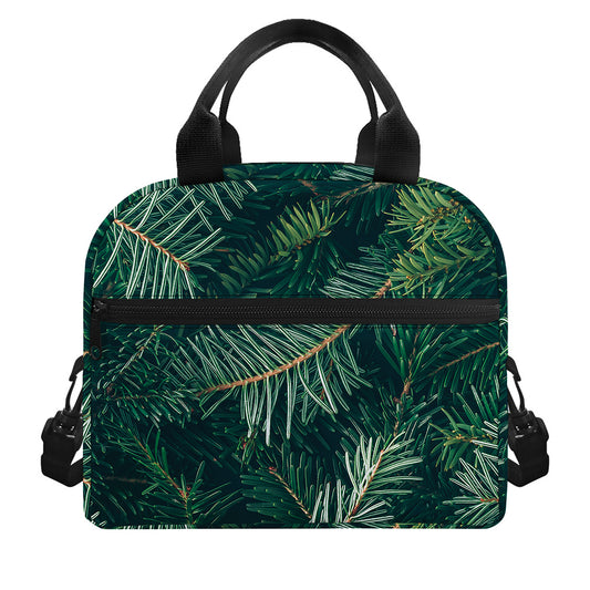 Christmas Tree Print Insulated Lunch Bag