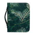 Christmas Tree Print Leather Bible Cover