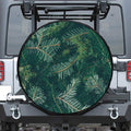 Christmas Tree Print Leather Spare Tire Cover